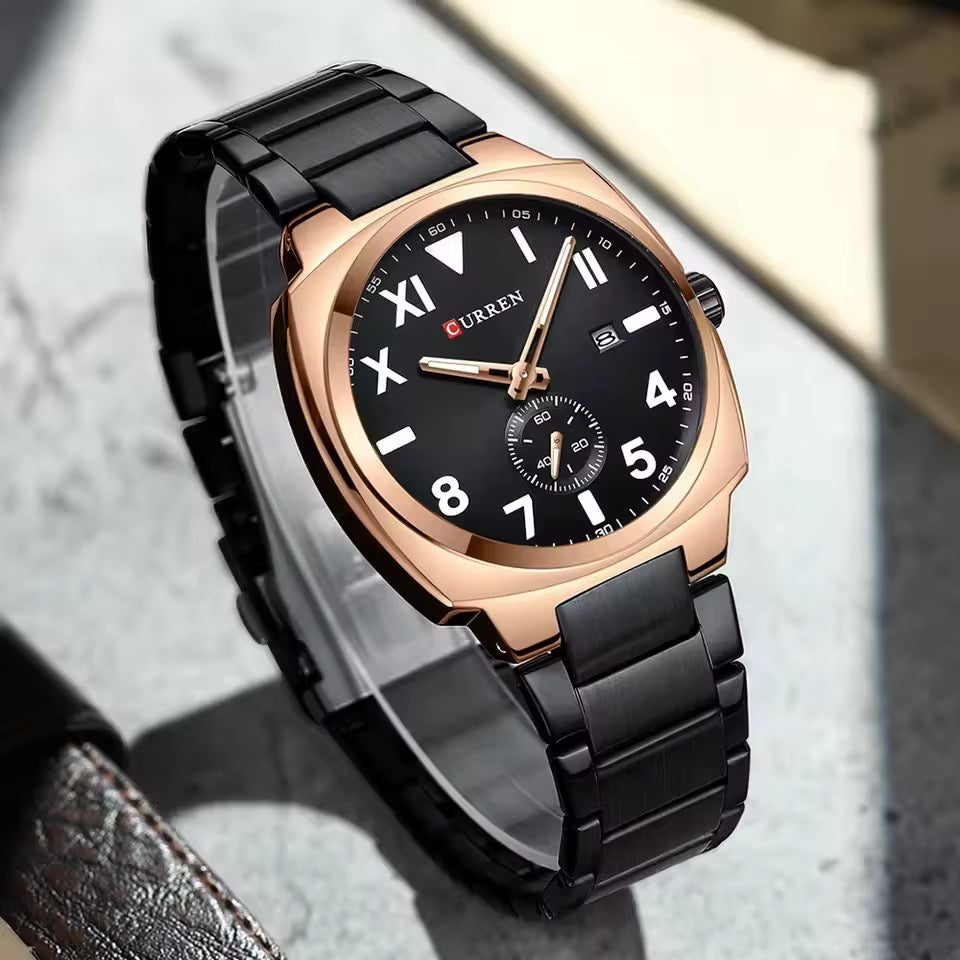 Reloj de Hombre Curren 8472+ Esfero Curren+ Bolsa de Regalo