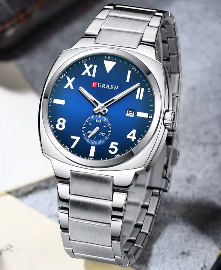 Reloj de Hombre Curren 8472+ Esfero Curren+ Bolsa de Regalo