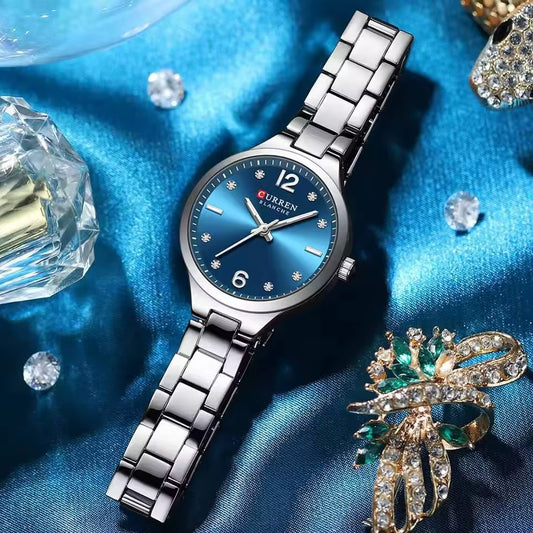 Reloj de Dama Curren 9105+ Esfero Curren+ Bolsa de Regalo