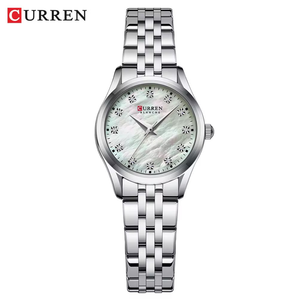 Reloj de Dama Curren 9111 + Esfero Curren+ Bolsa de Regalo
