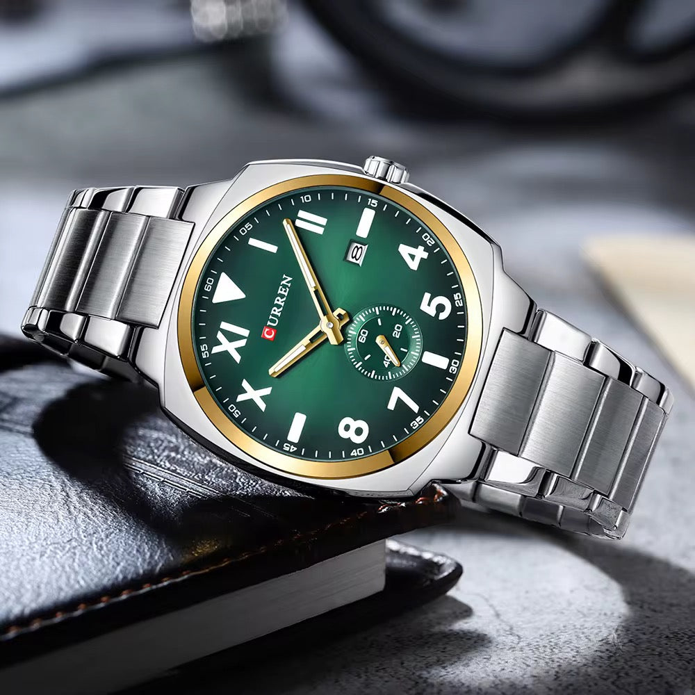 Reloj de Hombre Curren 8472+ Esfero Curren+ Bolsa de Regalo