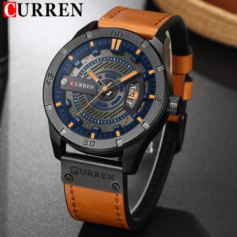 Reloj de Hombre Curren 8301+ Esfero Curren+ Bolsa de Regalo
