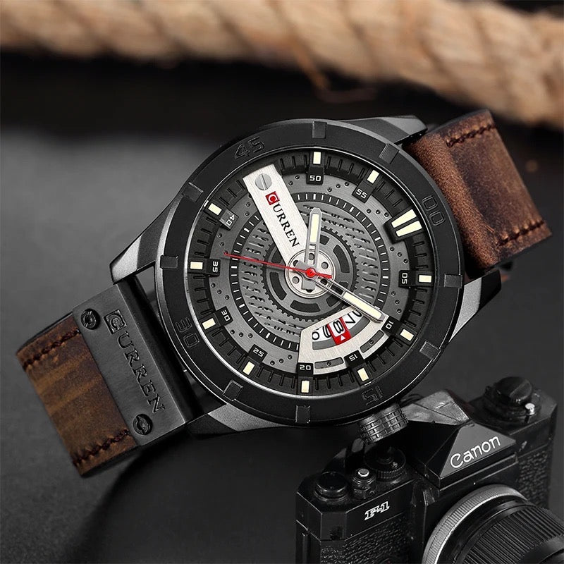 Reloj de Hombre Curren 8301+ Esfero Curren+ Bolsa de Regalo