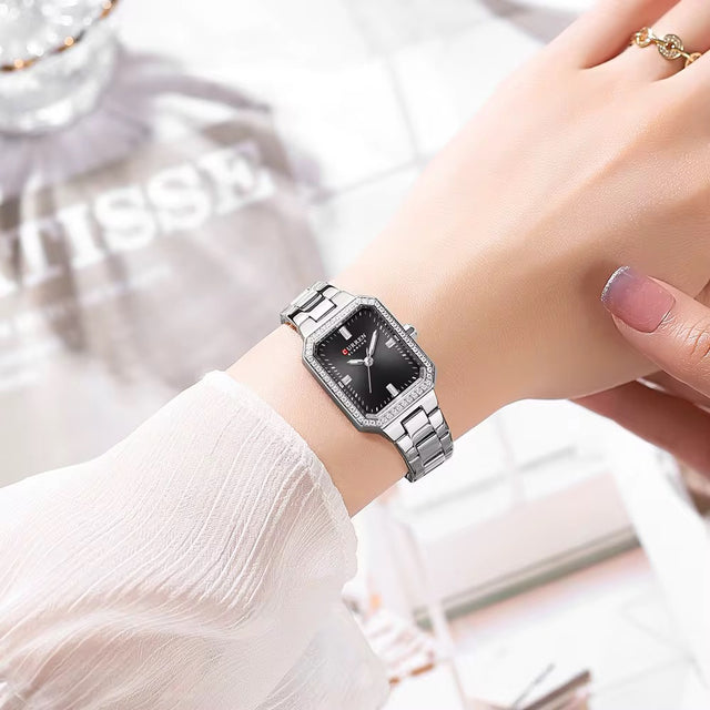 Reloj de Dama Curren 9102 + Esfero Curren+ Bolsa de Regalo