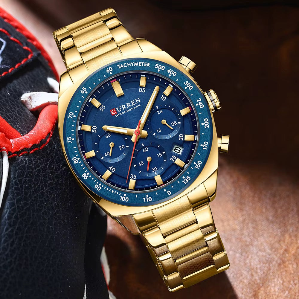 Reloj de Hombre Curren 8497+ Esfero Curren+ Bolsa de Regalo✅