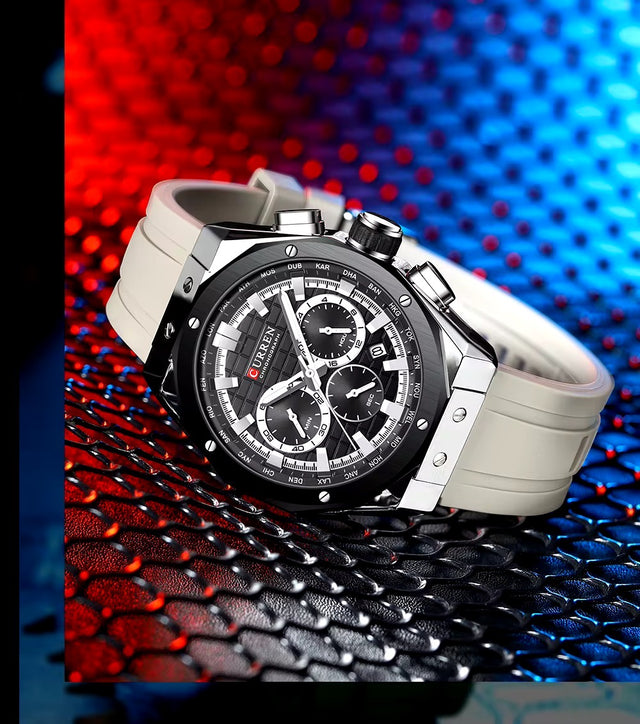 Reloj Curren hombre 8464+ Esfero Curren+ Bolsa de Regalo