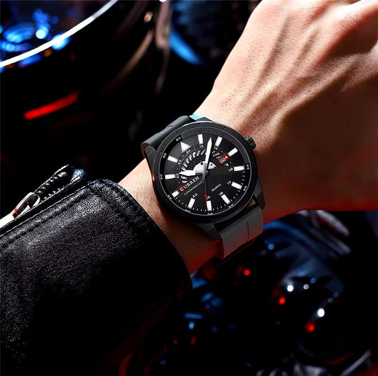 Reloj de Hombre Curren 8421 + Esfero Curren+ Bolsa de Regalo