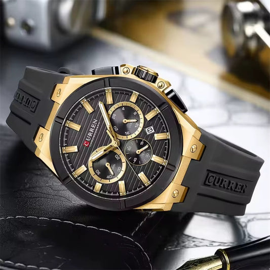 Reloj de Hombre Curren 8487+ Esfero Curren+ Bolsa de Regalo