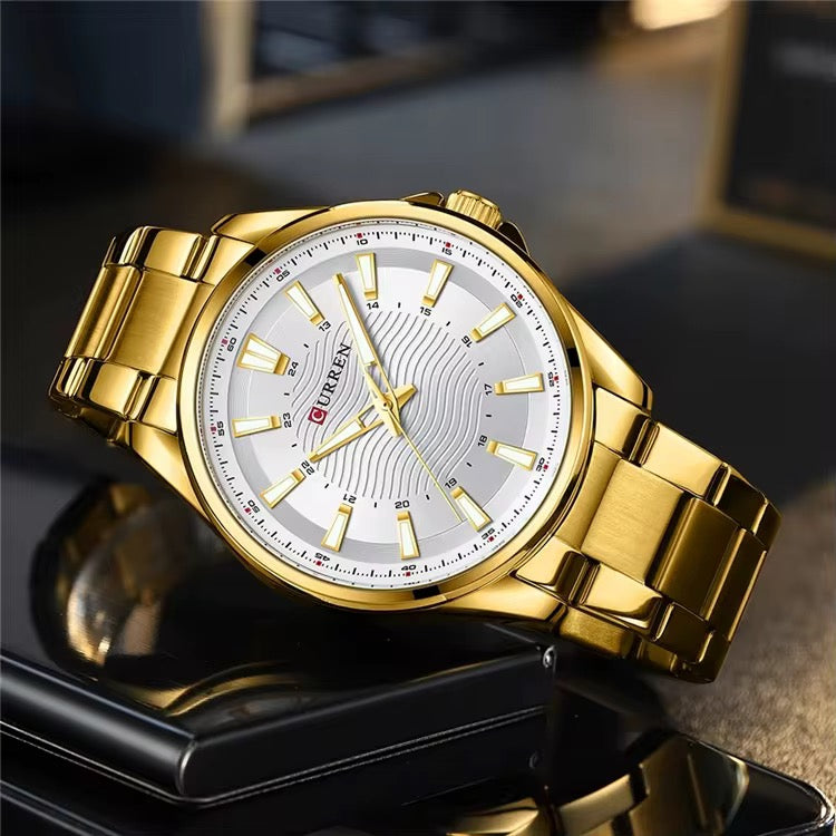 Reloj de Hombre Curren 8424+ Esfero Curren+ Bolsa de Regalo
