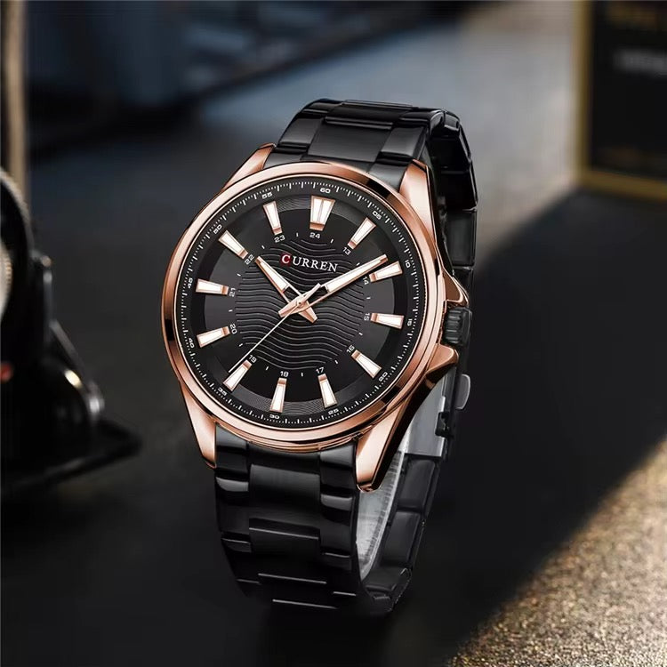 Reloj de Hombre Curren 8424+ Esfero Curren+ Bolsa de Regalo