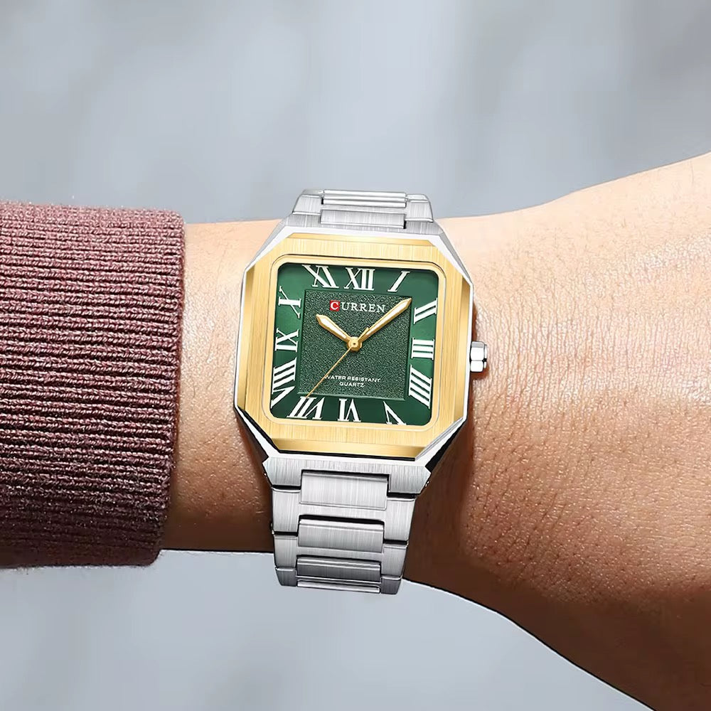 Reloj de Hombre Curren 8482+ Esfero Curren+ Bolsa de Regalo