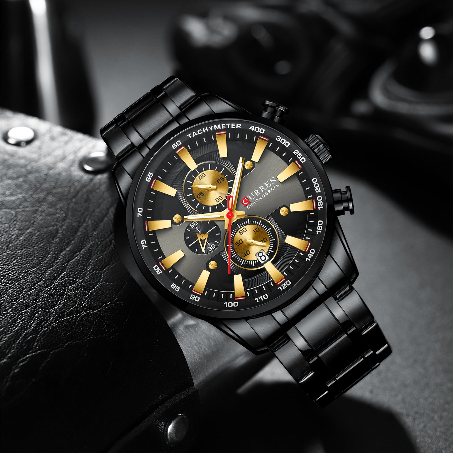 Reloj de Hombre Curren 8351  + Esfero Curren+ Bolsa de Regalo