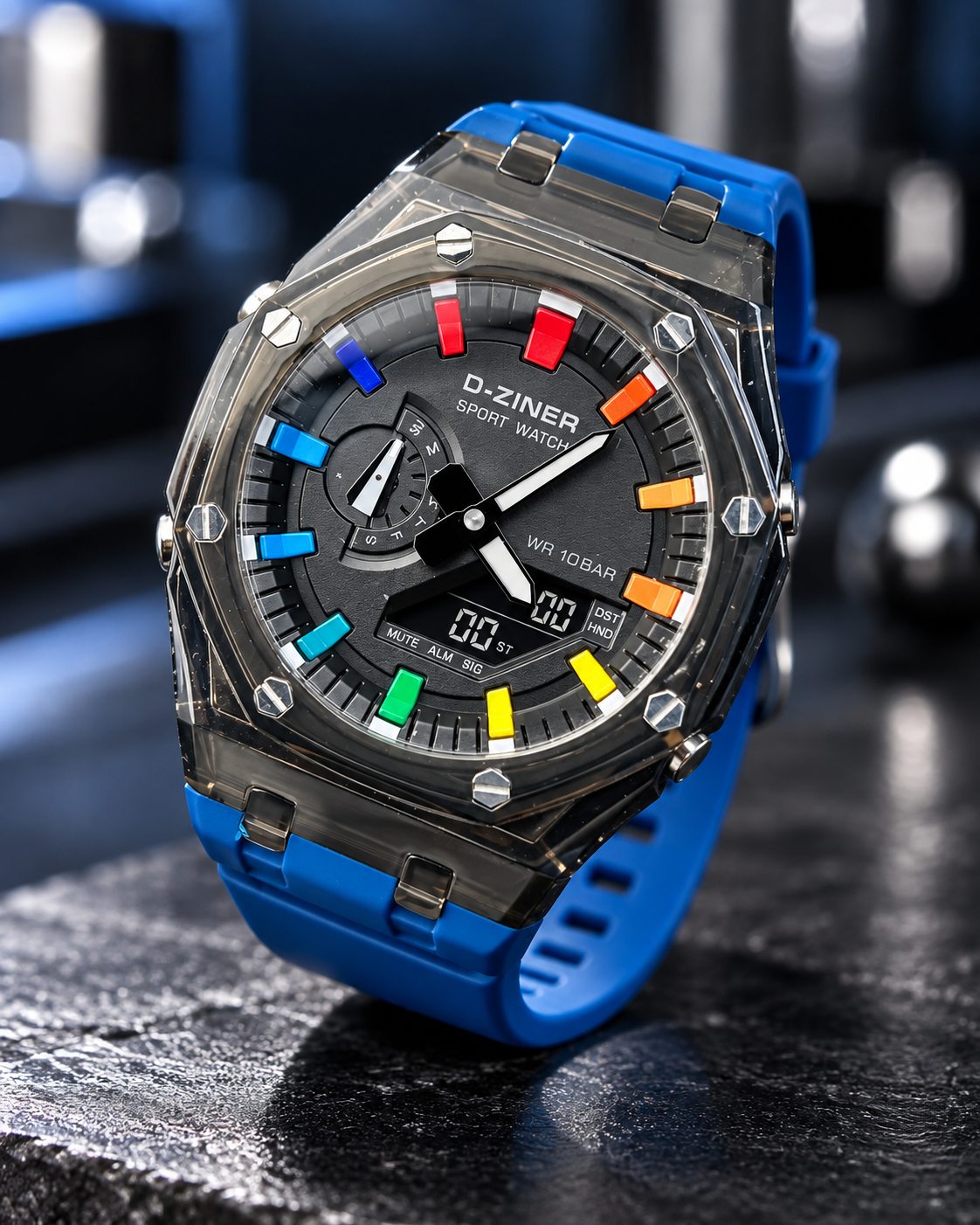 ⌚ Reloj Deportivo D-ZINER – Estilo Moderno y Energía de Colores✅