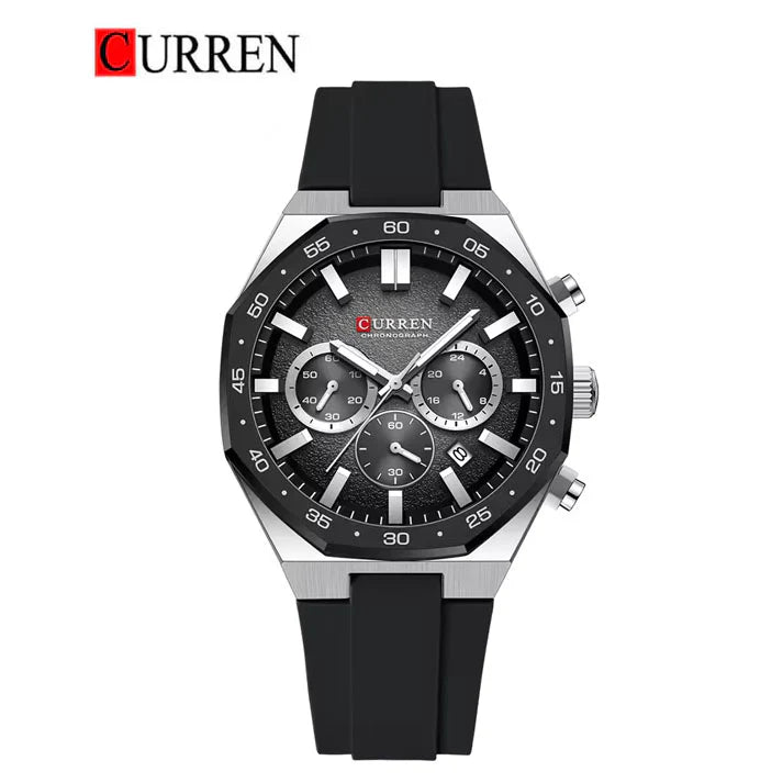 Reloj Caballero 8489+ Esfero Curren+ Bolsa de Regalo
