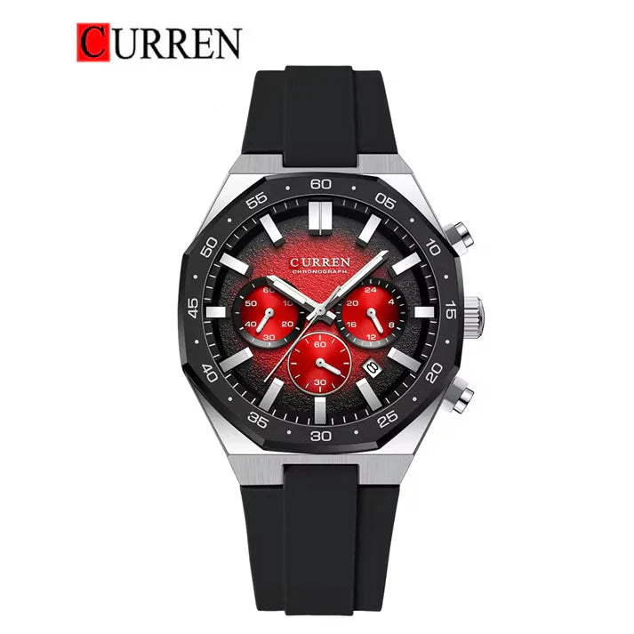 Reloj Caballero 8489+ Esfero Curren+ Bolsa de Regalo