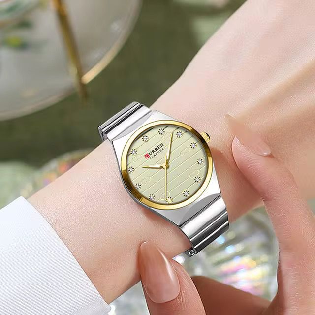 Reloj de dama 9110 + Esfero Curren+ Bolsa de Regalo