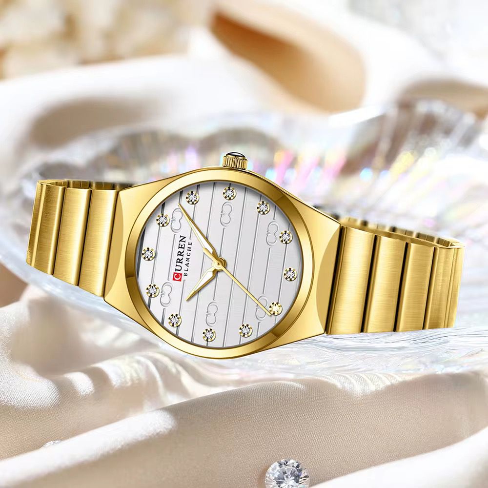 Reloj de dama 9110 + Esfero Curren+ Bolsa de Regalo