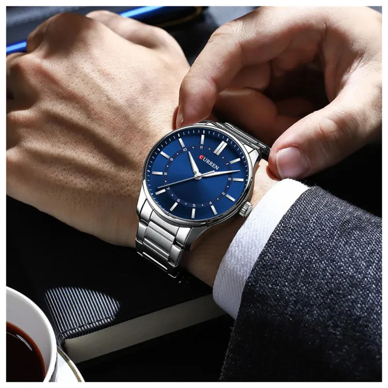 Reloj de Hombre Curren 8430+ Esfero Curren+ Bolsa de Regalo