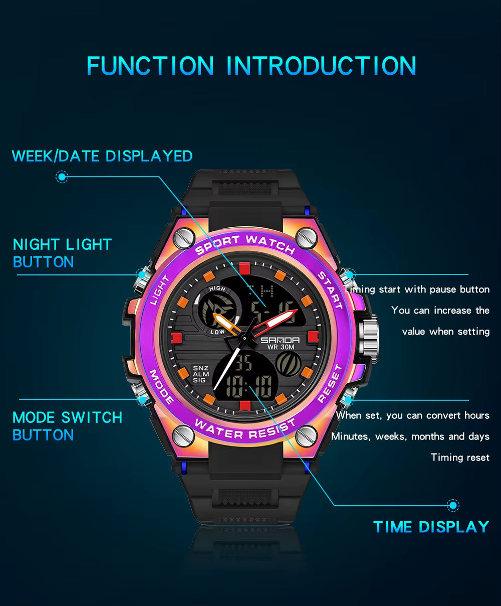 ⌚ Reloj Deportivo Sanda 739