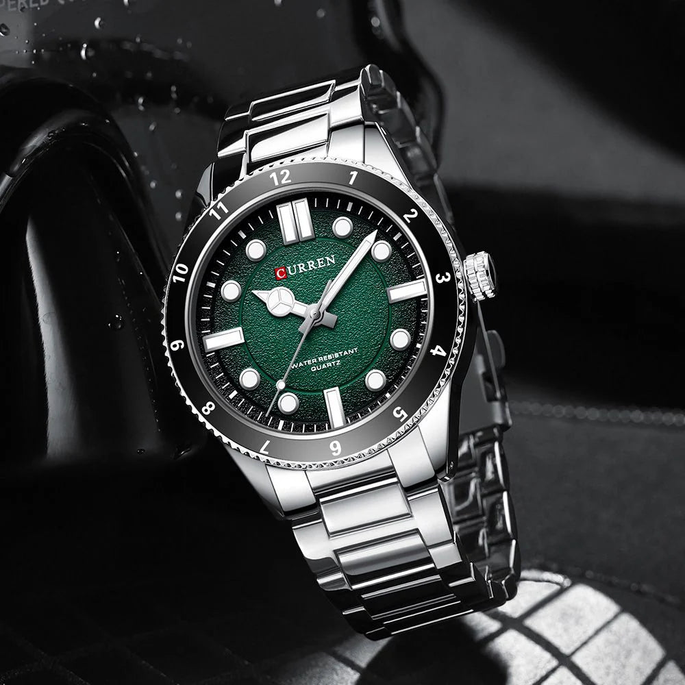 Reloj Curren Caballero 8450 + Esfero Curren+ Bolsa de Regalo