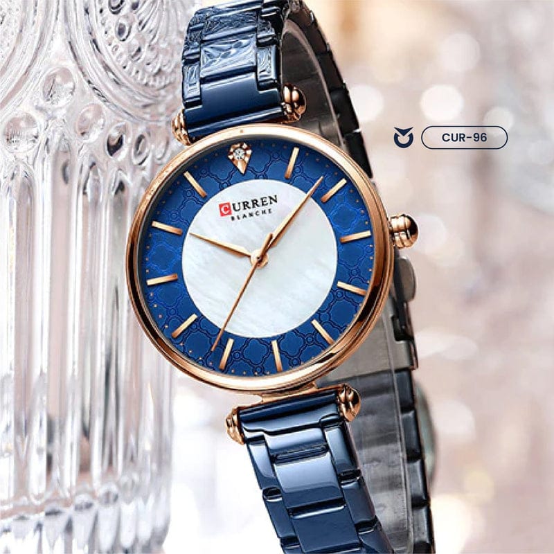 Reloj de Dama Curren 9072 + Esfero Curren+ Bolsa de Regalo