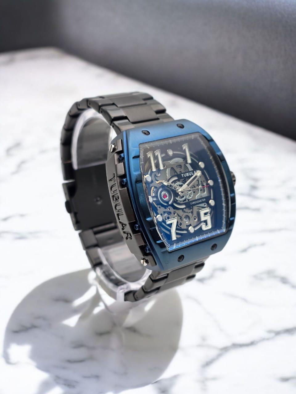 Reloj de Hombre TUBULAR Negro azul - Main Image