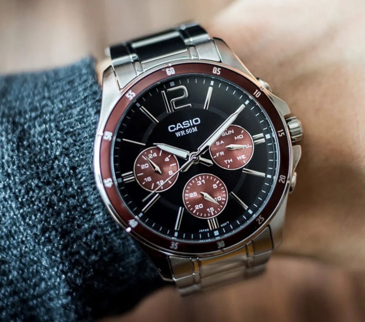 RELOJ PARA HOMBRE CASIO MTP-1374D-5AVDF