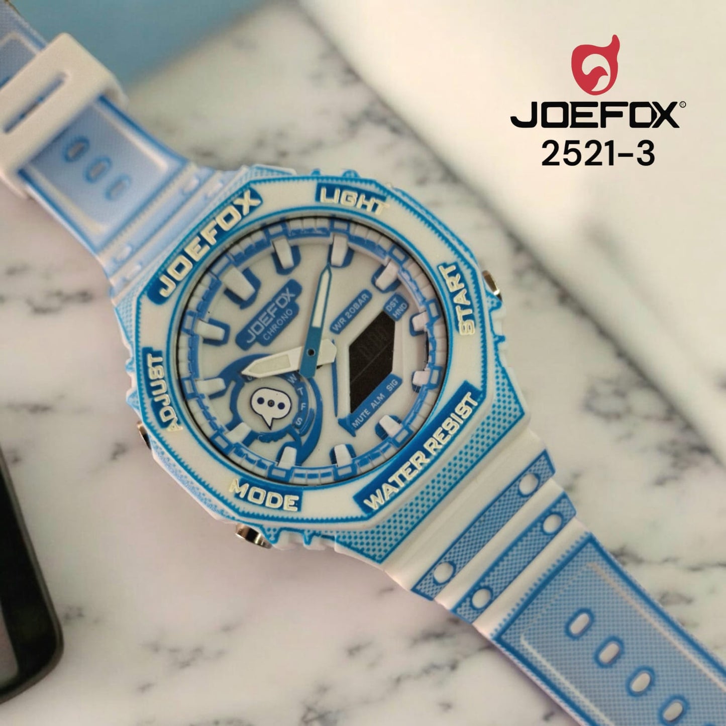 Reloj de pulsera digital y analógico Joefox 2521-1 para hombre