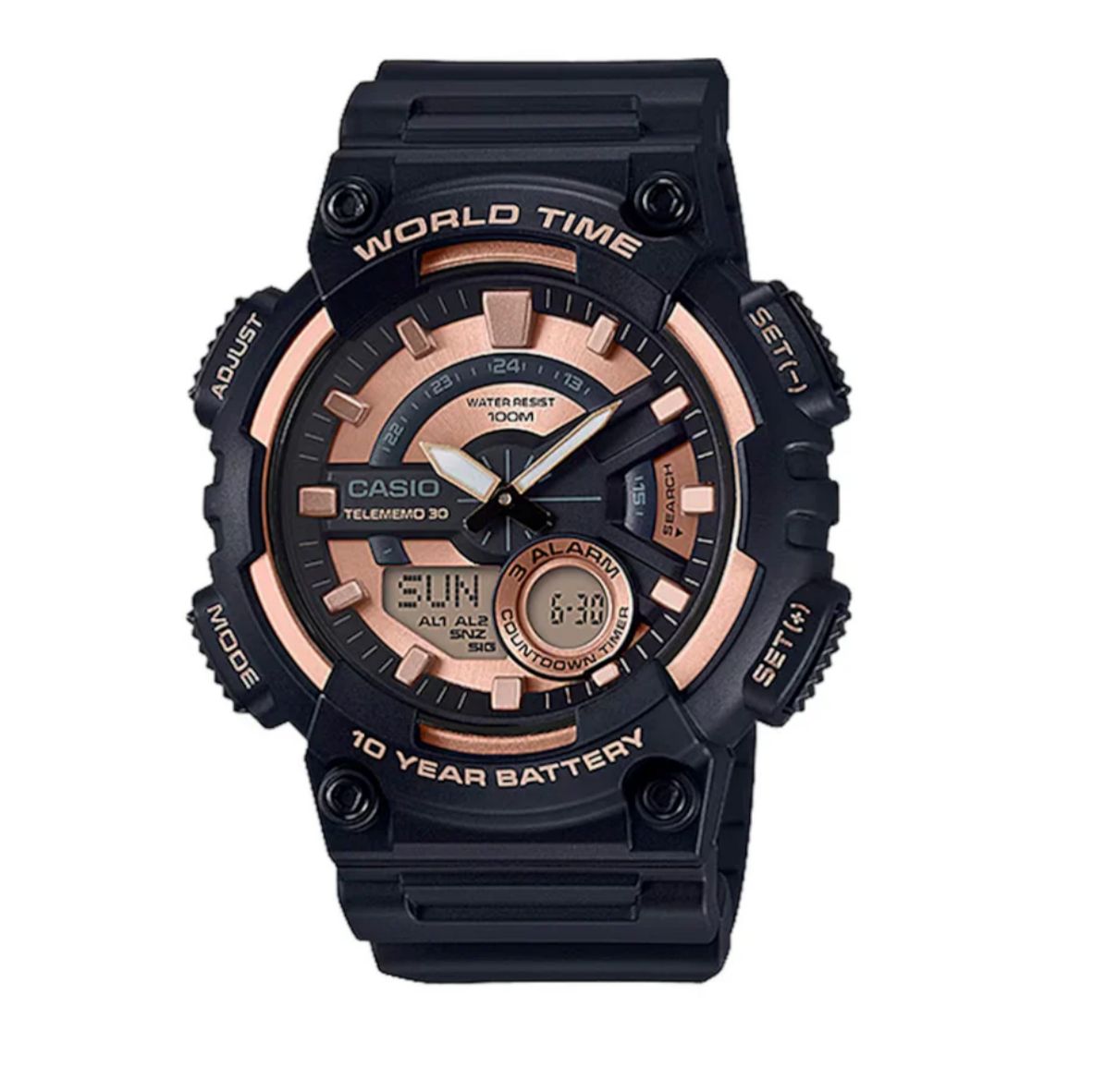 RELOJ PARA HOMBRE CASIO AEQ-110W-1A3VDF
