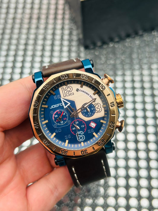 Reloj para caballero pulso en cuero