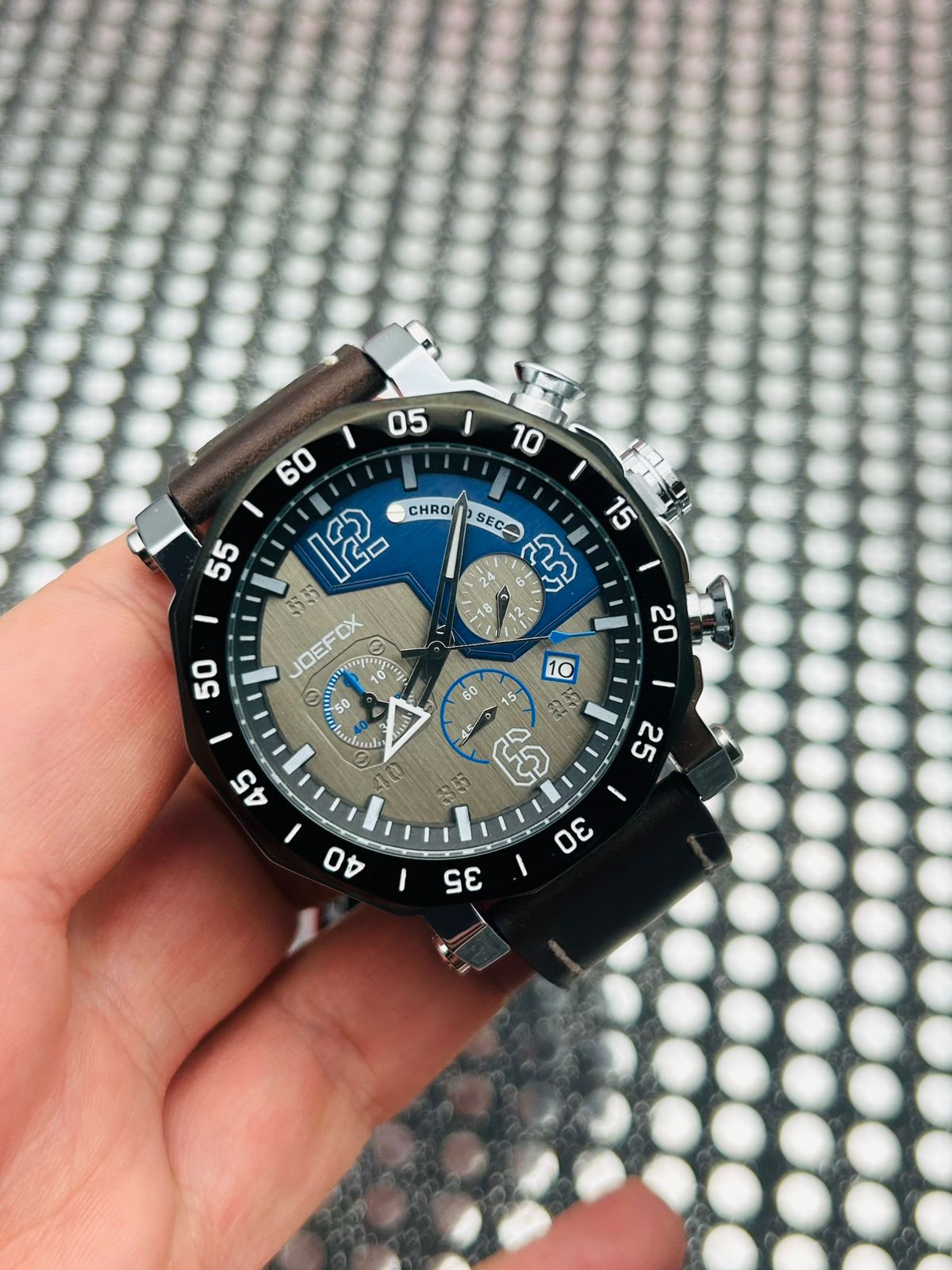 Reloj para caballero pulso en cuero