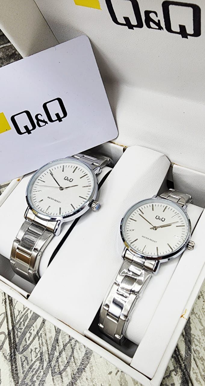 Pareja de relojes Q&Q