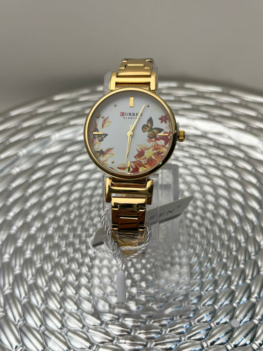 Reloj de dama 9053+ Esfero Curren+ Bolsa de Regalo