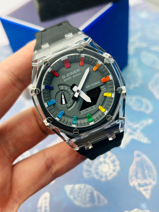 ⌚ Reloj Deportivo D-ZINER – Estilo Moderno y Energía de Colores