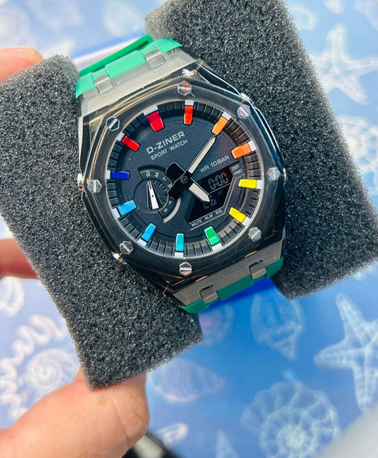⌚ Reloj Deportivo D-ZINER – Estilo Moderno y Energía de Colores