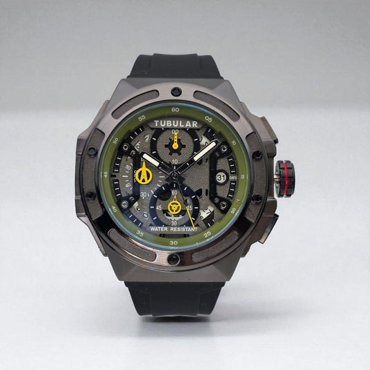 Reloj Cronógrafo Tubular para Caballero🐬