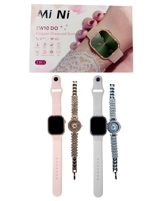SMART WATCH MINI EN COMBO ZW10