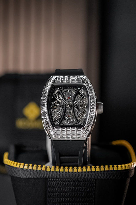 Reloj skeleton tipo lujo