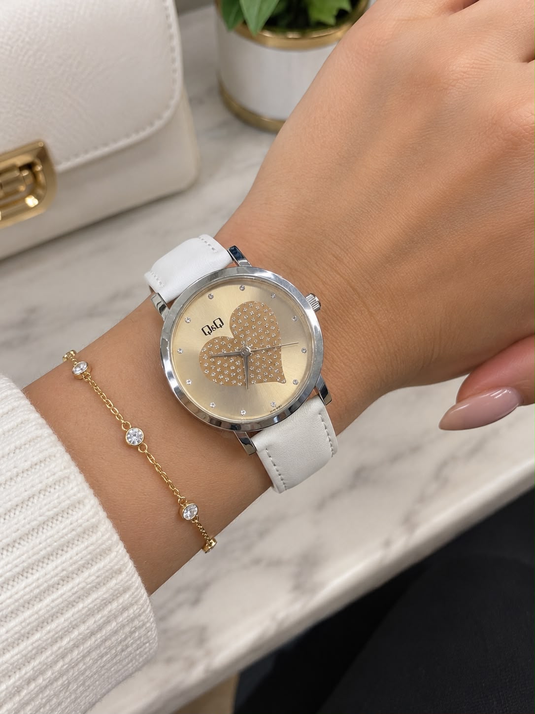 RELOJ Q&Q Q10A-513 PY Dama !