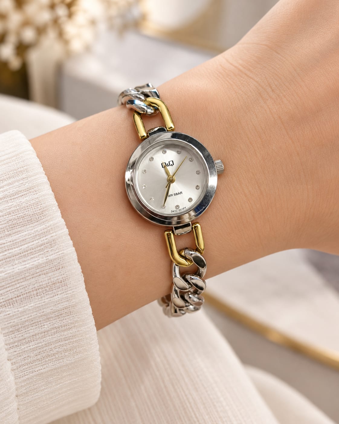 Reloj Q&Q Dama Q41C🎀