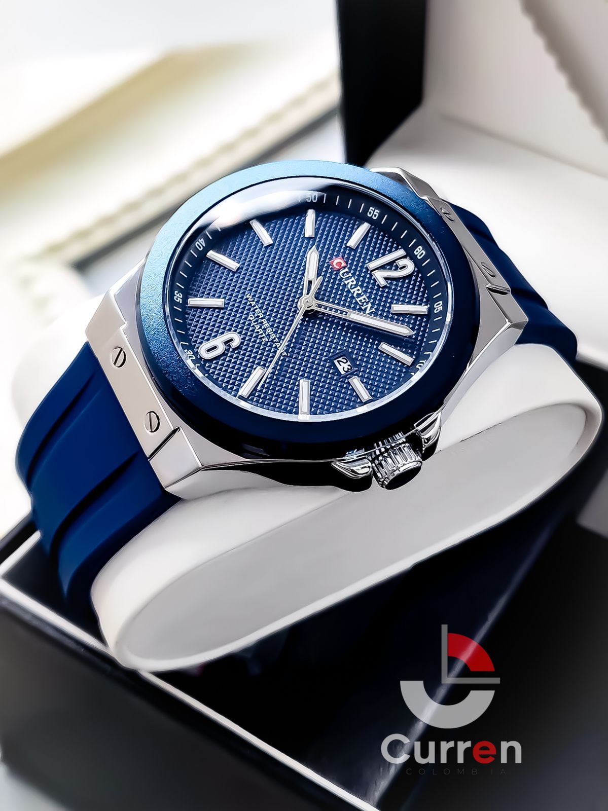 Reloj de Hombre Curren 8467 + Esfero Curren+ Bolsa de Regalo