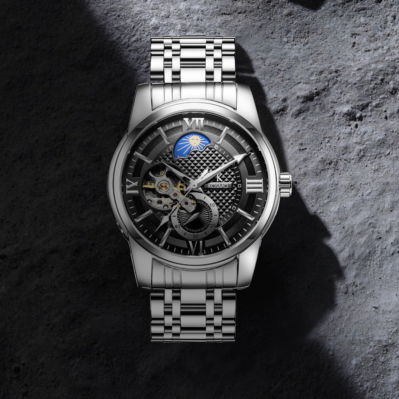 Reloj Kosmo automático fase lunar K805C