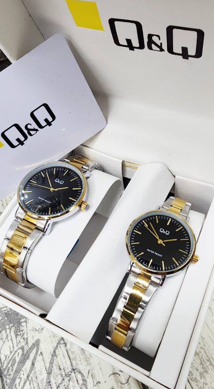 Pareja de relojes Q&Q