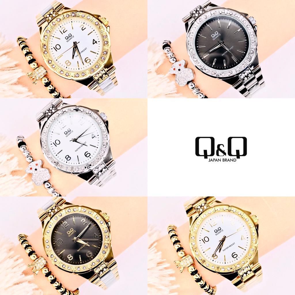 Reloj Dama Q&Q LADY PIEDRAS