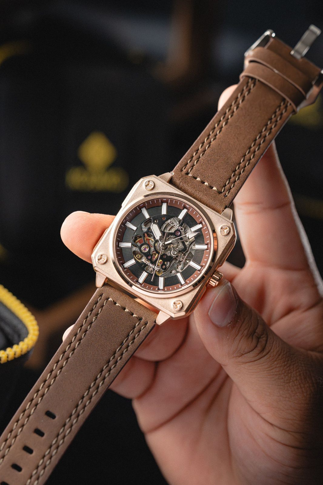 Reloj Caballero Kosmo Cuadrado