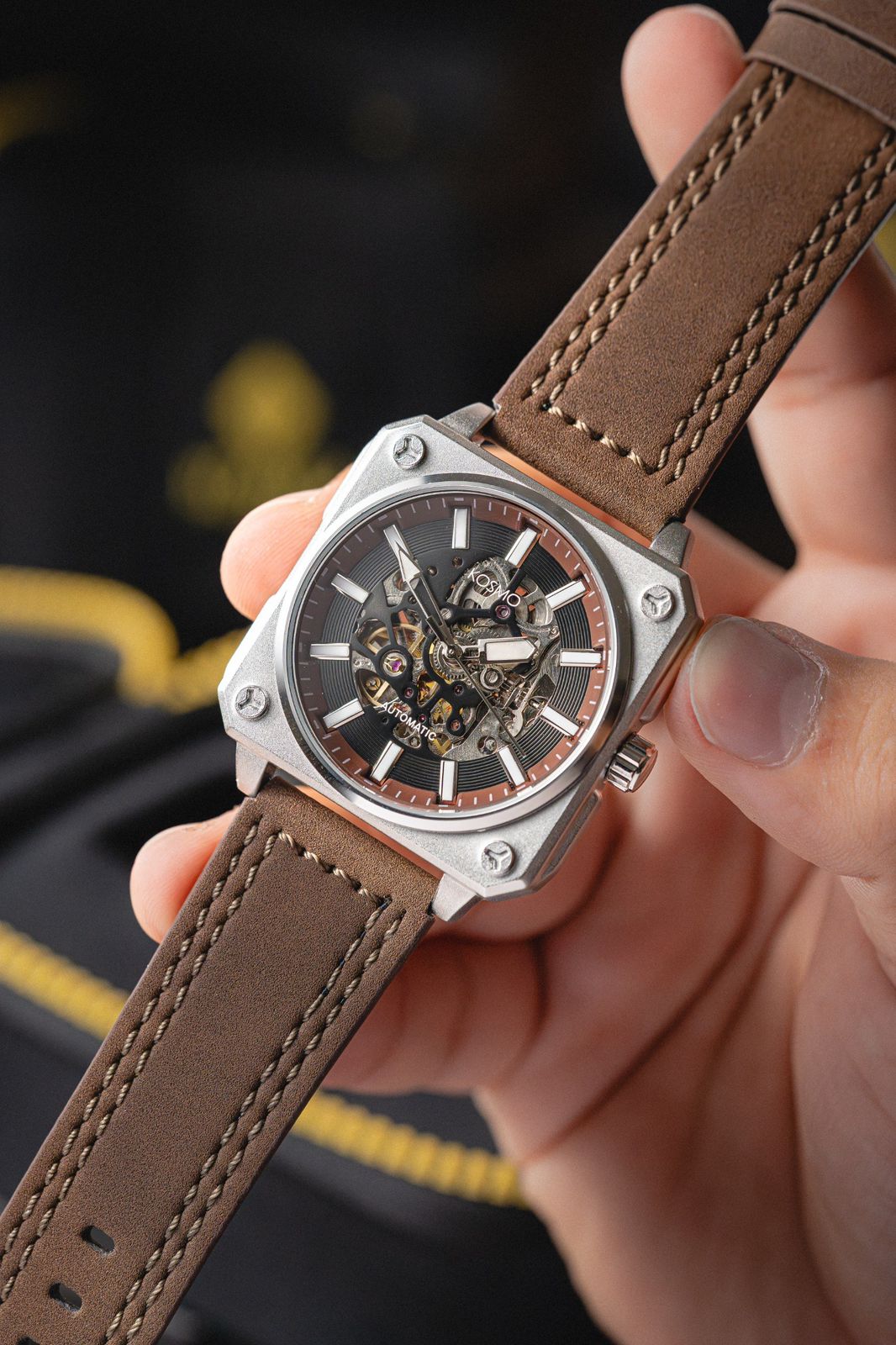 Reloj Caballero Kosmo Cuadrado
