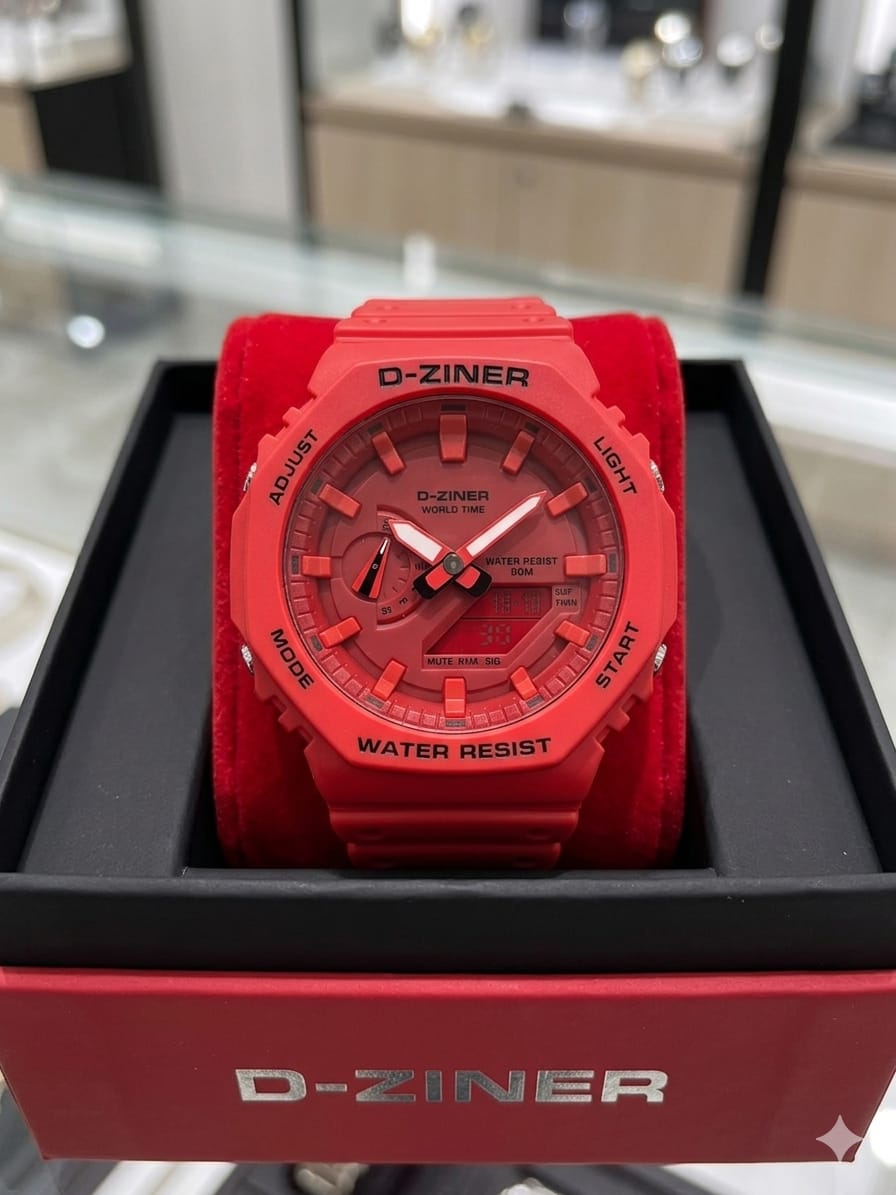 Reloj Deportivo D-ZINER – Estilo Moderno y Energía de Colores
