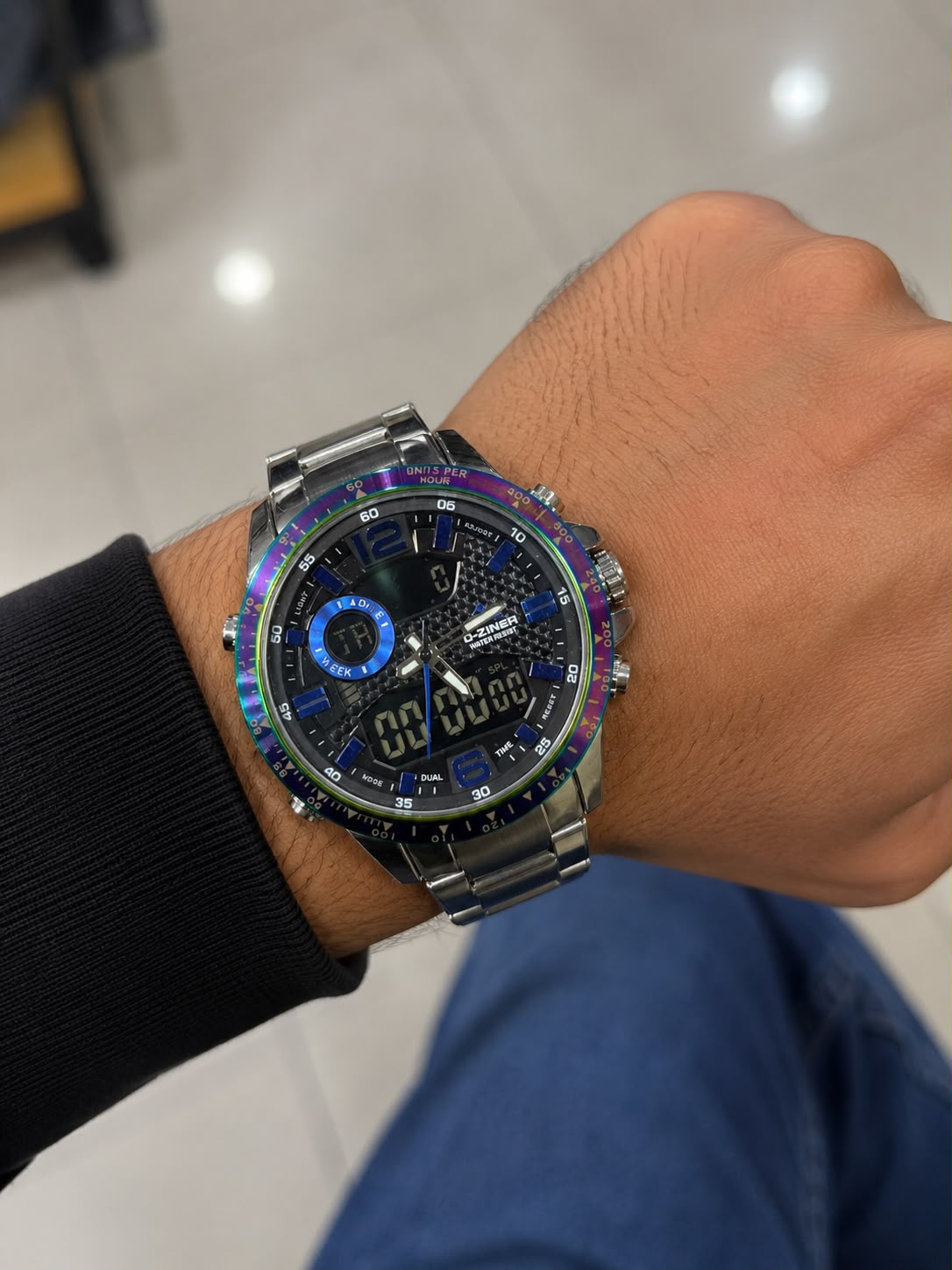 RELOJ D-ZINER DOBLE HORA ⏳✅