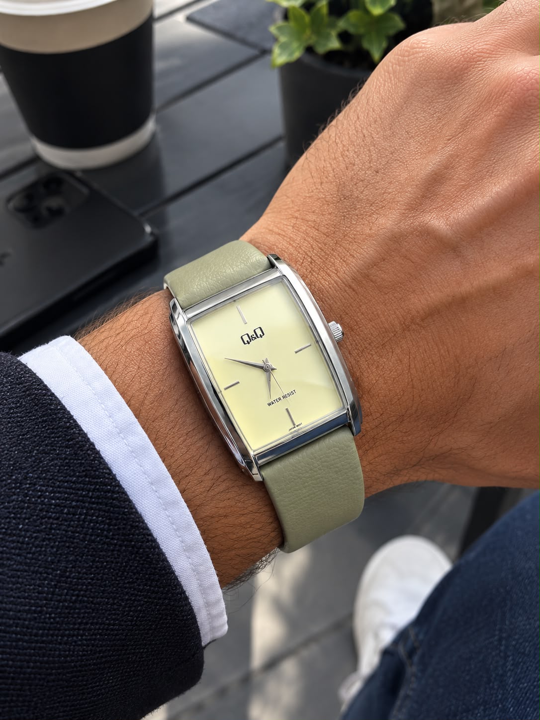 Reloj Q&Q Cuero Q51A-502PY para Hombre!