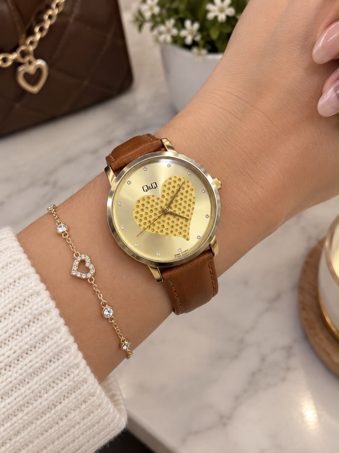 RELOJ Q&Q Q10A-513 PY Dama !